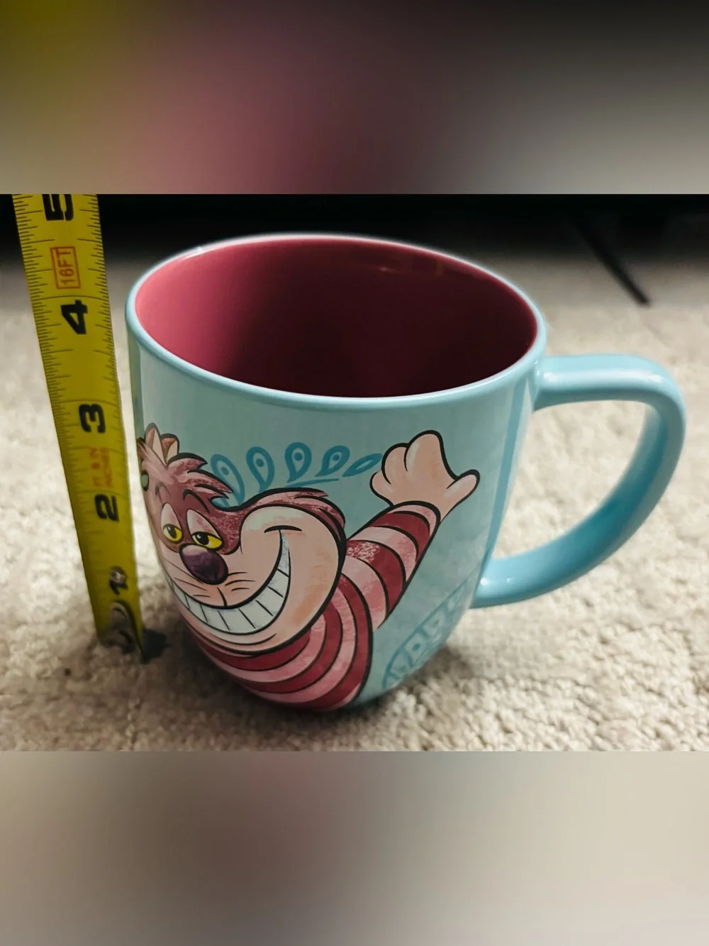 Disney Store Cheshire Cat Portrait Mug
